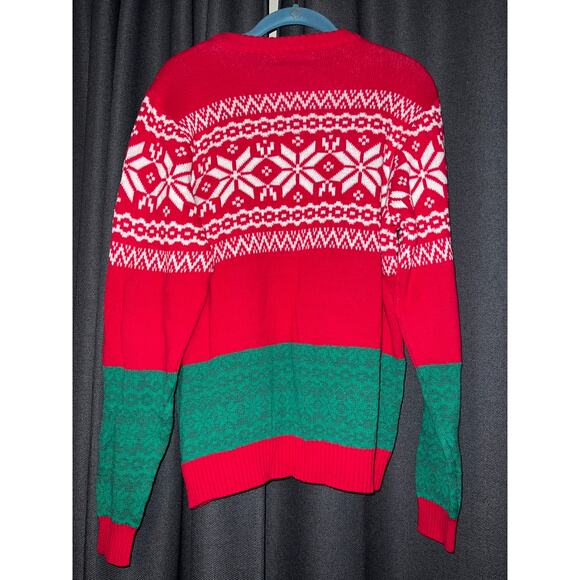 Ugly Christmas Sweater Xmas Size Medium Dinisaur - Picture 3 of 3